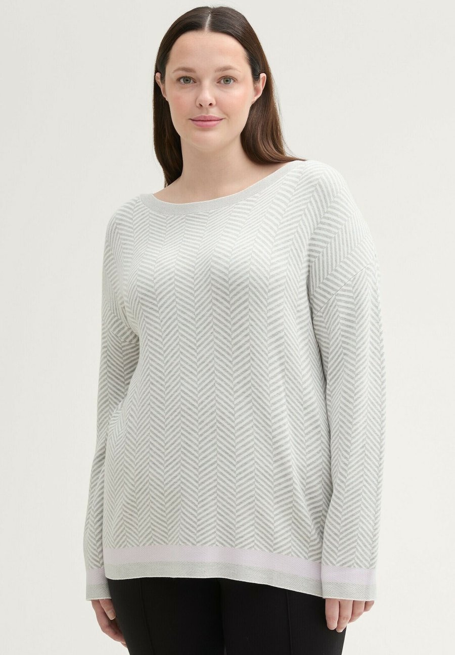 Джемпер TOM TAILOR MIT FISCHGRÄTENMUSTER, Grey Knit Heringbone/Light Grey
Джемпер TOM TAILOR MIT FISCHGRÄTENMUSTER, Grey Knit Heringbone/Light Grey