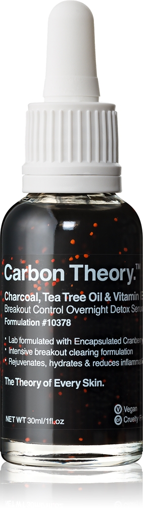 Освежающая и восстанавливающая ночная сыворотка с древесным углем, маслом чайного дерева и витамином Е для проблемной кожи Carbon Theory, 30 мл
Освежающая и восстанавливающая ночная сыворотка с древесным углем, маслом чайного дерева и витамином Е для проблемной кожи Carbon Theory, 30 мл