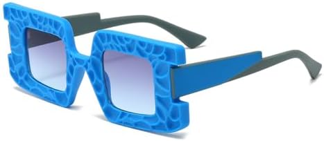 Солнцезащитные очки 2026 Square для женщин в стиле стимпанк, вогнутая и выпуклая оправа, защита от УФ-излучения UV400, модные солнцезащитные очки для мужчин MTZJH, Blue
Солнцезащитные очки 2026 Square для женщин в стиле стимпанк, вогнутая и выпуклая оправа, защита от УФ-излучения UV400, модные солнцезащитные очки для мужчин MTZJH, Blue