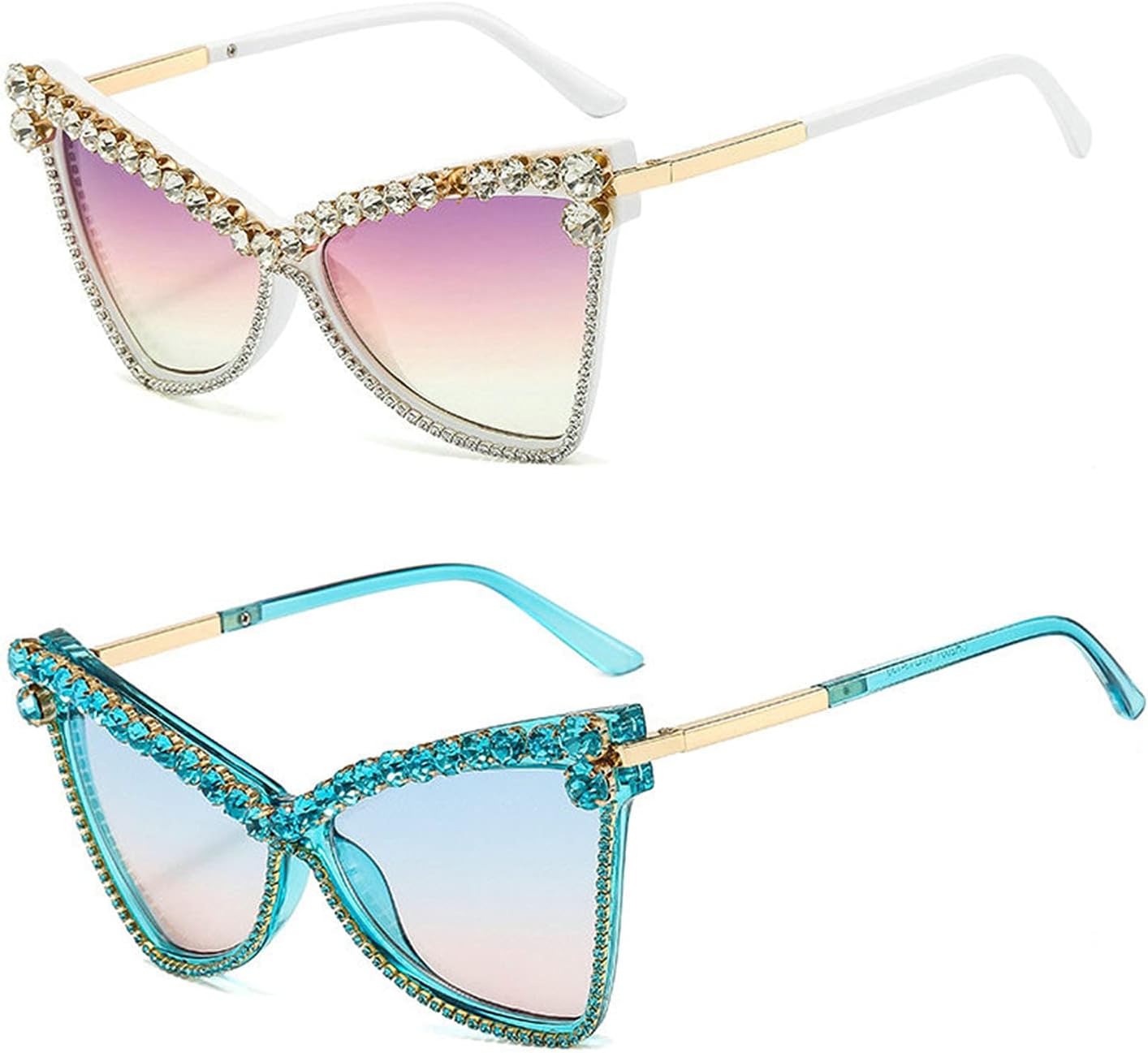 Солнцезащитные очки Willochra Diamond Cat Eye для женщин, с бриллиантами и стразами, большие солнцезащитные очки для мужчин, 2021 год, ретро-очки, винтажные, с защитой от УФ-излучения UV400, 2pack-blue&purple
Солнцезащитные очки Willochra Diamond Cat Eye для женщин, с бриллиантами и стразами, большие солнцезащитные очки для мужчин, 2021 год, ретро-очки, винтажные, с защитой от УФ-излучения UV400, 2pack-blue&purple