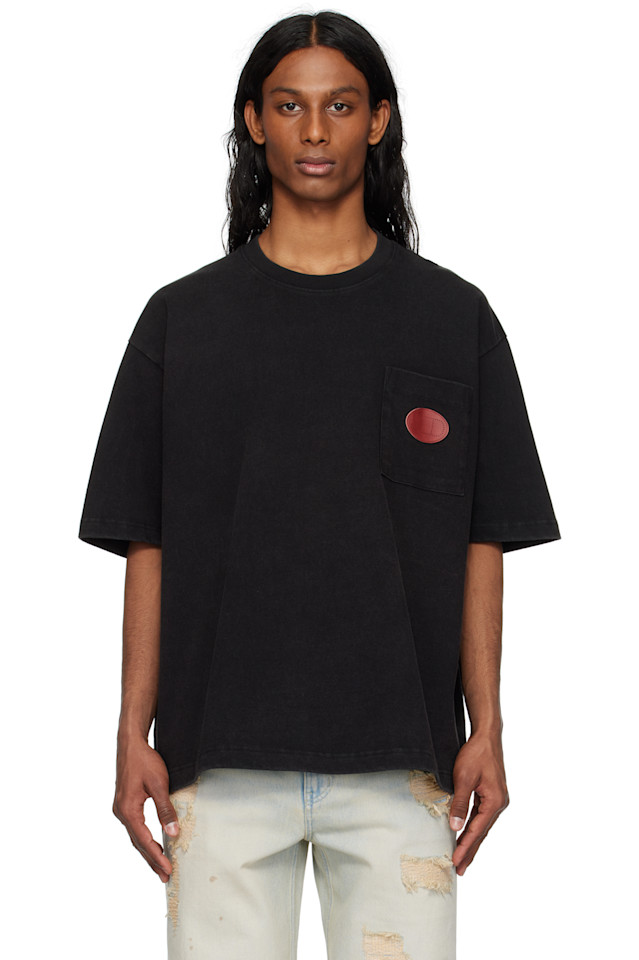 Футболка с кожаным накладным карманом Solid Homme, серый
Футболка с кожаным накладным карманом Solid Homme, серый