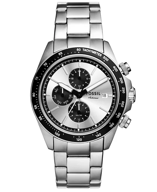 Мужские многофункциональные часы для автокросса из нержавеющей стали, 42 мм Fossil, silver-tone
Мужские многофункциональные часы для автокросса из нержавеющей стали, 42 мм Fossil, silver-tone