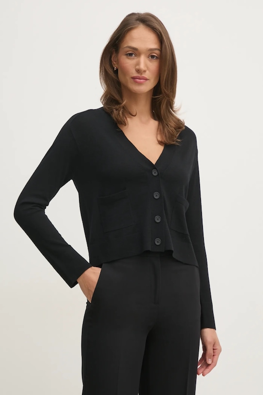 Шерстяной кардиган United Colors Of Benetton, черный
Шерстяной кардиган United Colors Of Benetton, черный