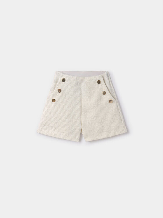 Тканевые шорты стандартного кроя Mayoral, экрю
Тканевые шорты стандартного кроя Mayoral, экрю