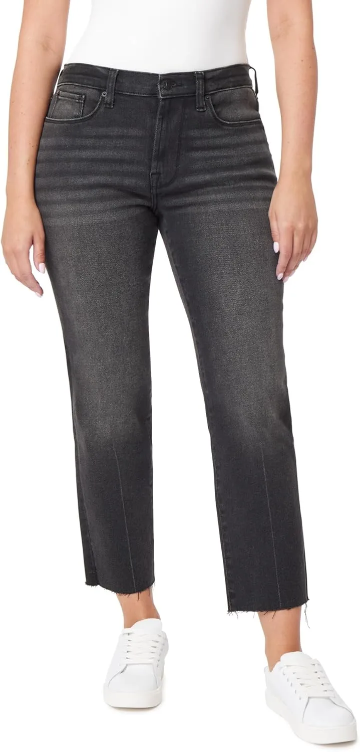 Джинсы kensie The Allie Vintage Luxe, высокие, прямые, с рваным краем, длина по внутреннему шву 27 дюймов
Джинсы kensie The Allie Vintage Luxe, высокие, прямые, с рваным краем, длина по внутреннему шву 27 дюймов