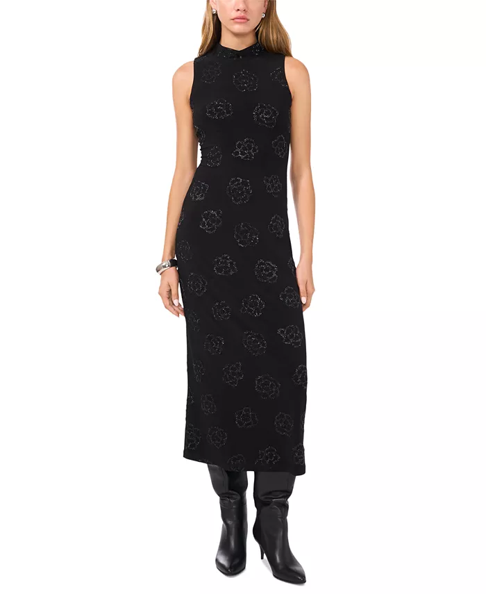 Женское платье миди без рукавов с декоративным воротником 1.STATE, черный
Женское платье миди без рукавов с декоративным воротником 1.STATE, черный