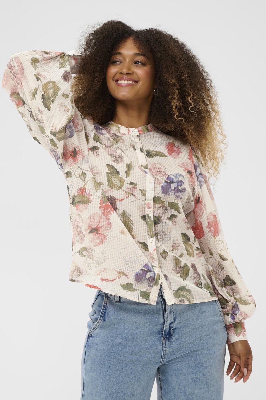 Блуза Cream Button-down blouse, Sepia Rose Flower/Pink
Блуза Cream Button-down blouse, Sepia Rose Flower/Pink