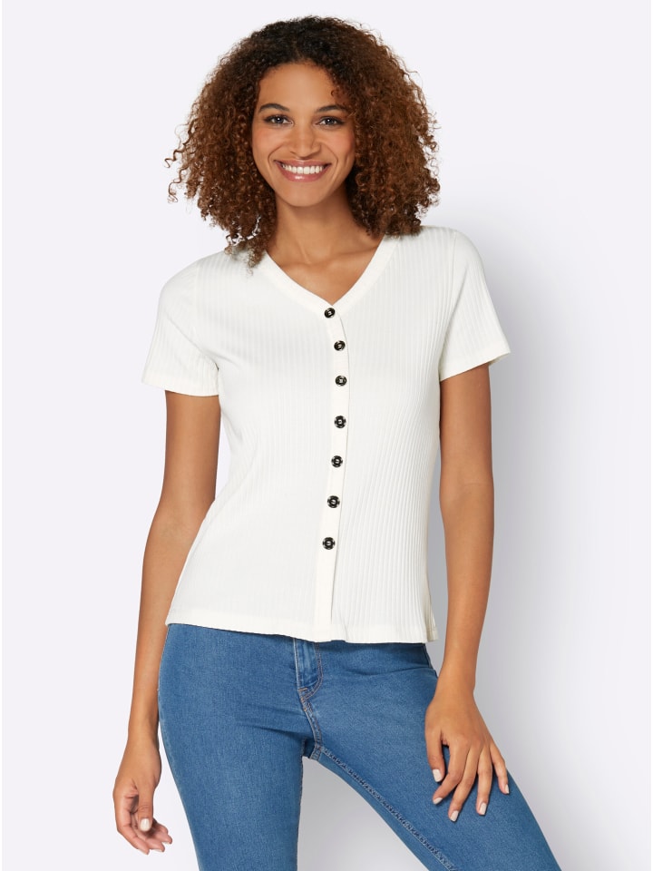 Рубашка с короткими рукавами цвета экрю WITT WEIDEN
Рубашка с короткими рукавами цвета экрю WITT WEIDEN