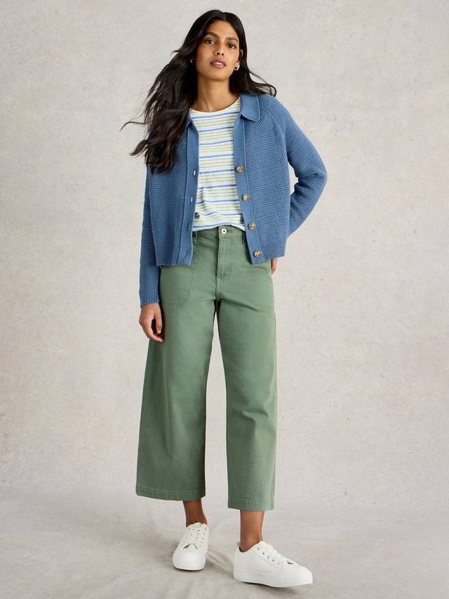 Чатерли - плотный хлопчатобумажный кардиган White Stuff, средний синий
Чатерли - плотный хлопчатобумажный кардиган White Stuff, средний синий