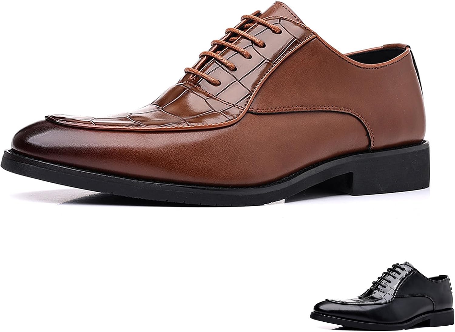 Мужские классические оксфорды с низким каблуком из печатной кожи, ретро стиль, повседневные, удобные, с заостренным носком, низкие, на шнуровке, с устойчивым каблуком, бизнес туфли для работы, офиса и свадьбы Nsneond, коричневый
Мужские классические оксфорды с низким каблуком из печатной кожи, ретро стиль, повседневные, удобные, с заостренным носком, низкие, на шнуровке, с устойчивым каблуком, бизнес туфли для работы, офиса и свадьбы Nsneond, коричневый