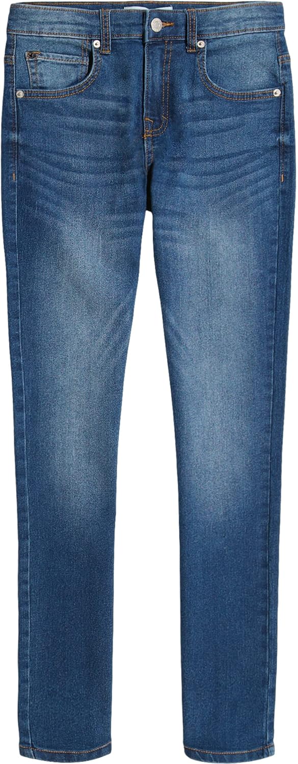 Джинсы Calvin Klein для мальчиков скинни-кроя из эластичного денима, 5 карманов, застежка на молнию и пуговицы, Classic Houston Mid Blue
Джинсы Calvin Klein для мальчиков скинни-кроя из эластичного денима, 5 карманов, застежка на молнию и пуговицы, Classic Houston Mid Blue