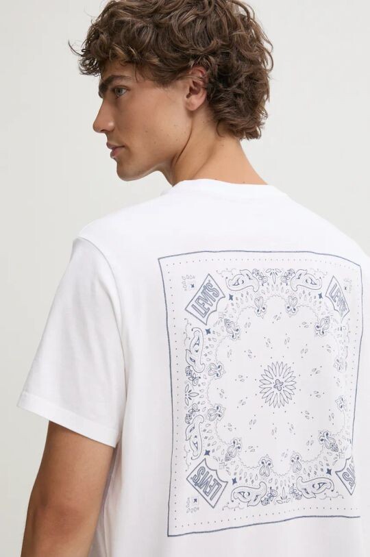 Хлопковая футболка Levi's, белый
Хлопковая футболка Levi's, белый