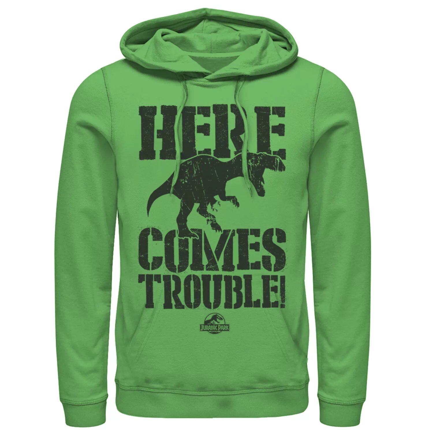 Мужской пуловер с капюшоном и рисунком «Парк Юрского периода Here Comes Trouble» Licensed Character
Мужской пуловер с капюшоном и рисунком «Парк Юрского периода Here Comes Trouble» Licensed Character