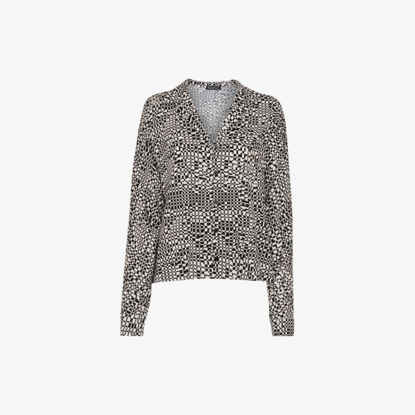 Тканая блузка в горошек Whistles, мультиколор
Тканая блузка в горошек Whistles, мультиколор