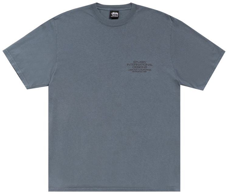 Футболка Stussy International Design, окрашенная пигментом в темно-синий цвет
Футболка Stussy International Design, окрашенная пигментом в темно-синий цвет