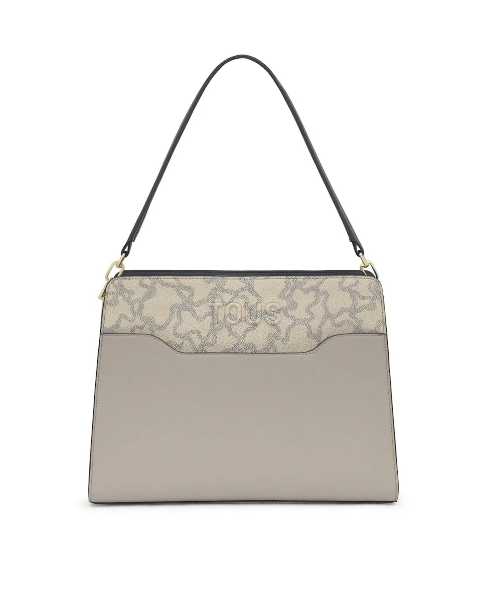 Средняя сумка на молнии Tous, серо-коричневый 
Средняя сумка на молнии Tous, серо-коричневый