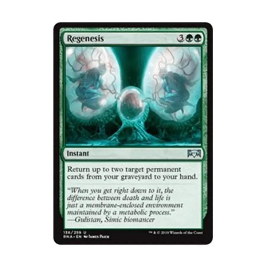 CCG Регенезис (U), MTG - Ravnica Allegiance
CCG Регенезис (U), MTG - Ravnica Allegiance