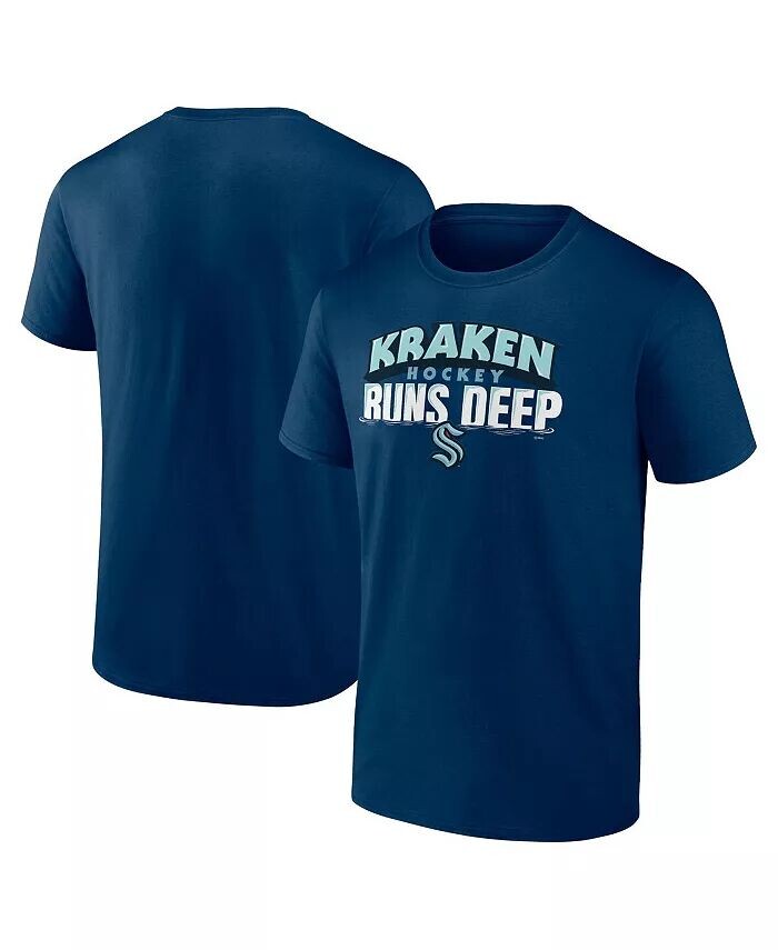 Мужская футболка Deep Sea Blue Seattle Kraken Local Fanatics, синий
Мужская футболка Deep Sea Blue Seattle Kraken Local Fanatics, синий