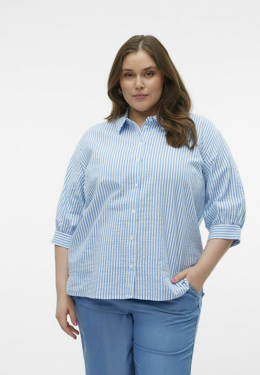 Блуза Vero Moda Curve Button-down blouse, Vista Blue/Blue
Блуза Vero Moda Curve Button-down blouse, Vista Blue/Blue