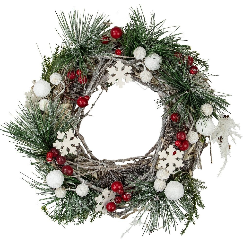 Мини-рождественский венок Northlight Frosted Pine Winter Foliage Berries and Stars, 10 шт. в неосвещенном цвете, цвет Beige Khaki
Мини-рождественский венок Northlight Frosted Pine Winter Foliage Berries and Stars, 10 шт. в неосвещенном цвете, цвет Beige Khaki