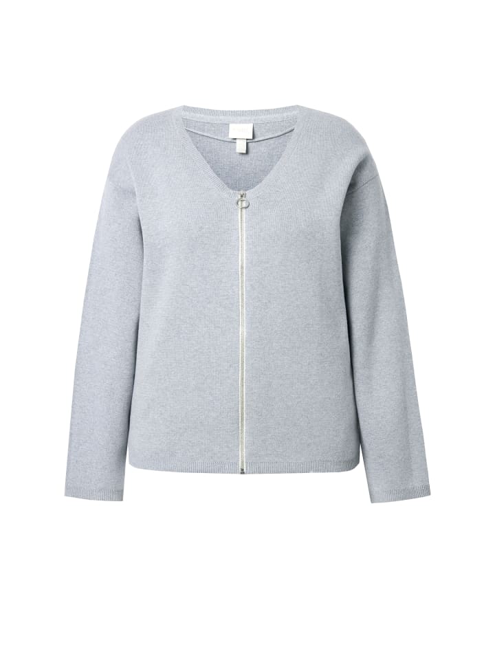 Кардиган серого меланжа Ulla Popken
Кардиган серого меланжа Ulla Popken