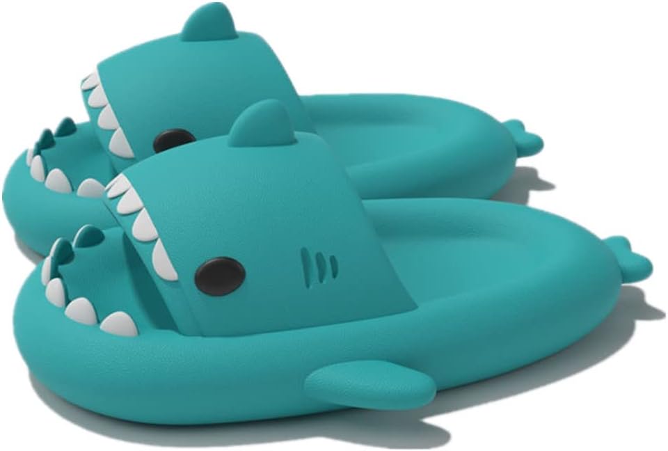 Милые тапочки с градиентным рисунком в виде акулы, пляжная обувь с мягкой подошвой 4 см, летние тапочки-акулы для женщин и мужчин, из ЭВА, нескользящие, для ванной комнаты, для дома и улицы Kaitesi, зеленый
Милые тапочки с градиентным рисунком в виде акулы, пляжная обувь с мягкой подошвой 4 см, летние тапочки-акулы для женщин и мужчин, из ЭВА, нескользящие, для ванной комнаты, для дома и улицы Kaitesi, зеленый