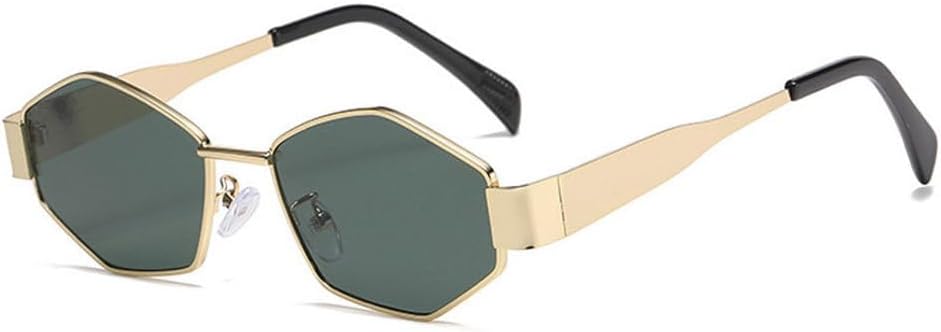 Модные солнцезащитные очки для мужчин и женщин, роскошные, уникальные, многоугольные, винтажные, с индивидуальным дизайном, в маленькой оправе, с защитой от УФ-излучения UV400 TKKTLLT, Gold Green
Модные солнцезащитные очки для мужчин и женщин, роскошные, уникальные, многоугольные, винтажные, с индивидуальным дизайном, в маленькой оправе, с защитой от УФ-излучения UV400 TKKTLLT, Gold Green