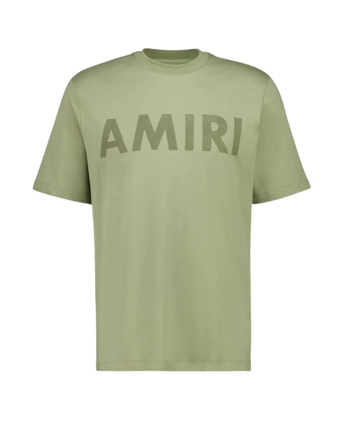 Футболка с трафаретом логотипа Amiri, зеленый
Футболка с трафаретом логотипа Amiri, зеленый