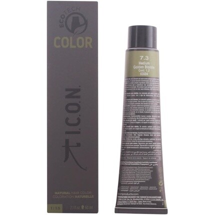 ICON Ecotech Color Natural Стойкая краска 7.3 Средний золотистый блондин
ICON Ecotech Color Natural Стойкая краска 7.3 Средний золотистый блондин