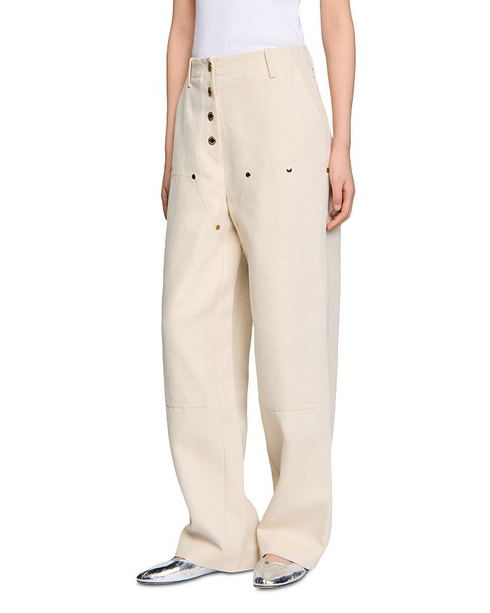 Плотницкие джинсы Sandro, коричневый/бежевый
Плотницкие джинсы Sandro, коричневый/бежевый