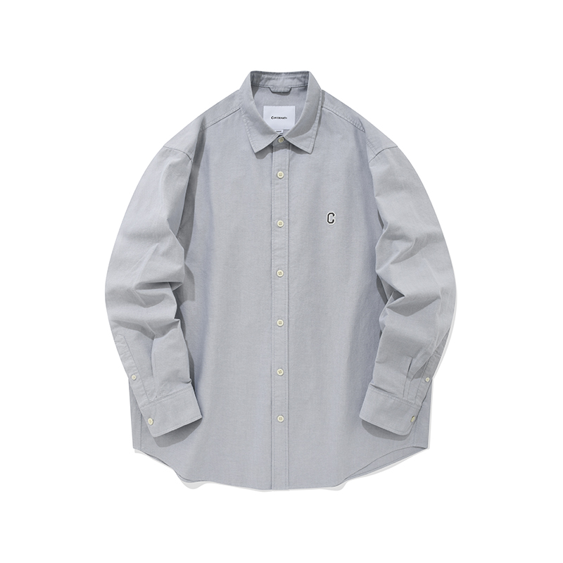 Рубашка унисекс серая COVERNAT, серый
Рубашка унисекс серая COVERNAT, серый