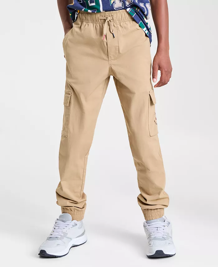 Детские и для малышей карго-джоггеры Tommy для мальчиков Tommy Hilfiger, коричневый/бежевый
Детские и для малышей карго-джоггеры Tommy для мальчиков Tommy Hilfiger, коричневый/бежевый