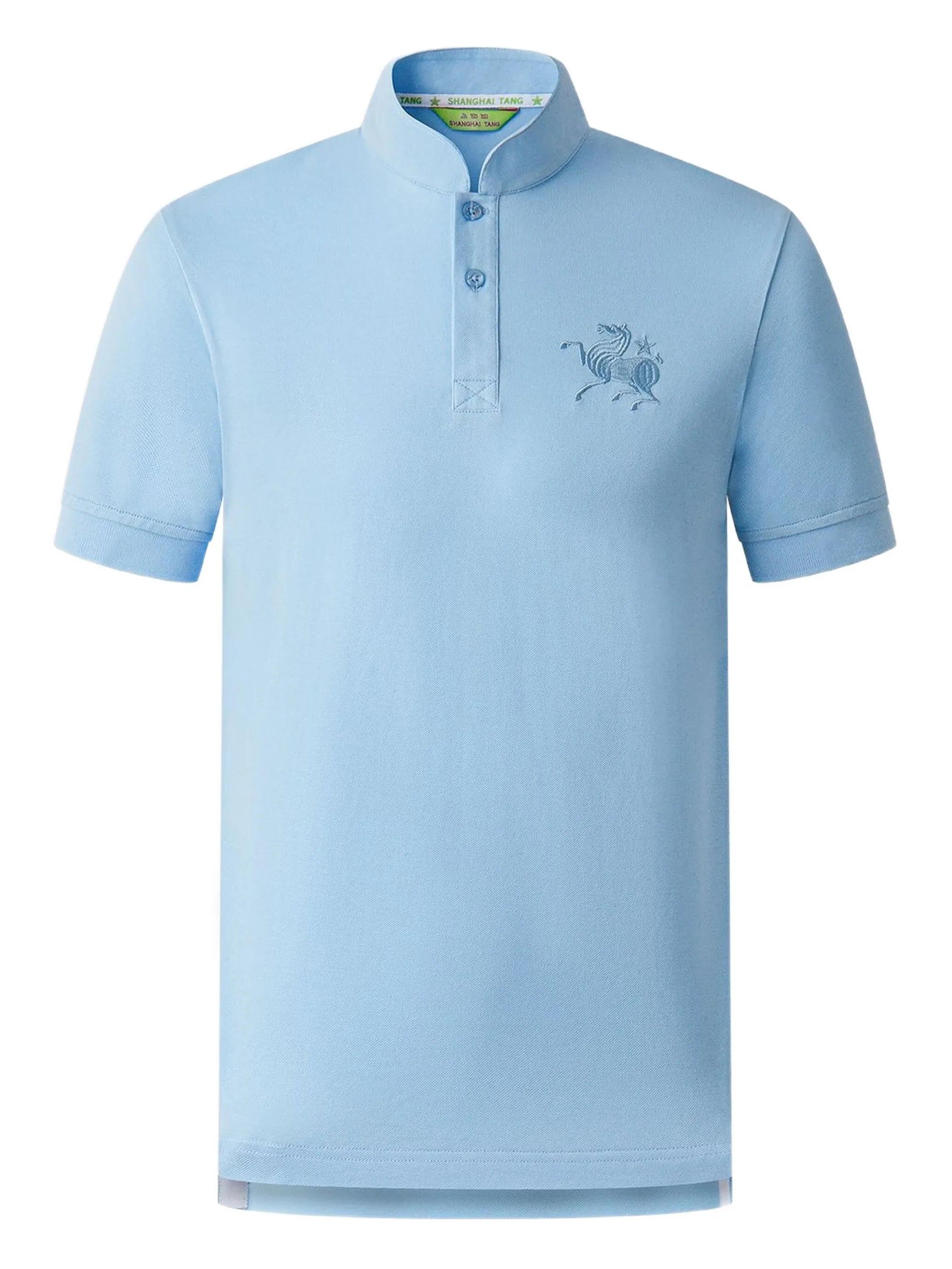 Рубашка поло с вышивкой Shanghai Tang, синий
Рубашка поло с вышивкой Shanghai Tang, синий