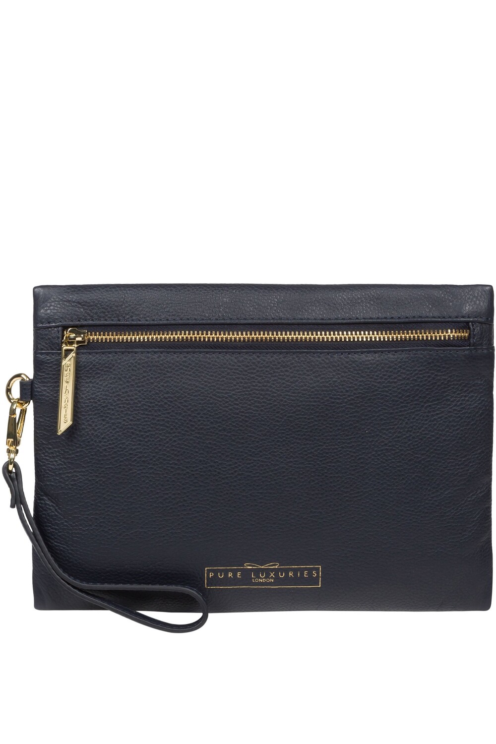 Кожаный клатч с меловым шрифтом Pure Luxuries London, синий
Кожаный клатч с меловым шрифтом Pure Luxuries London, синий
