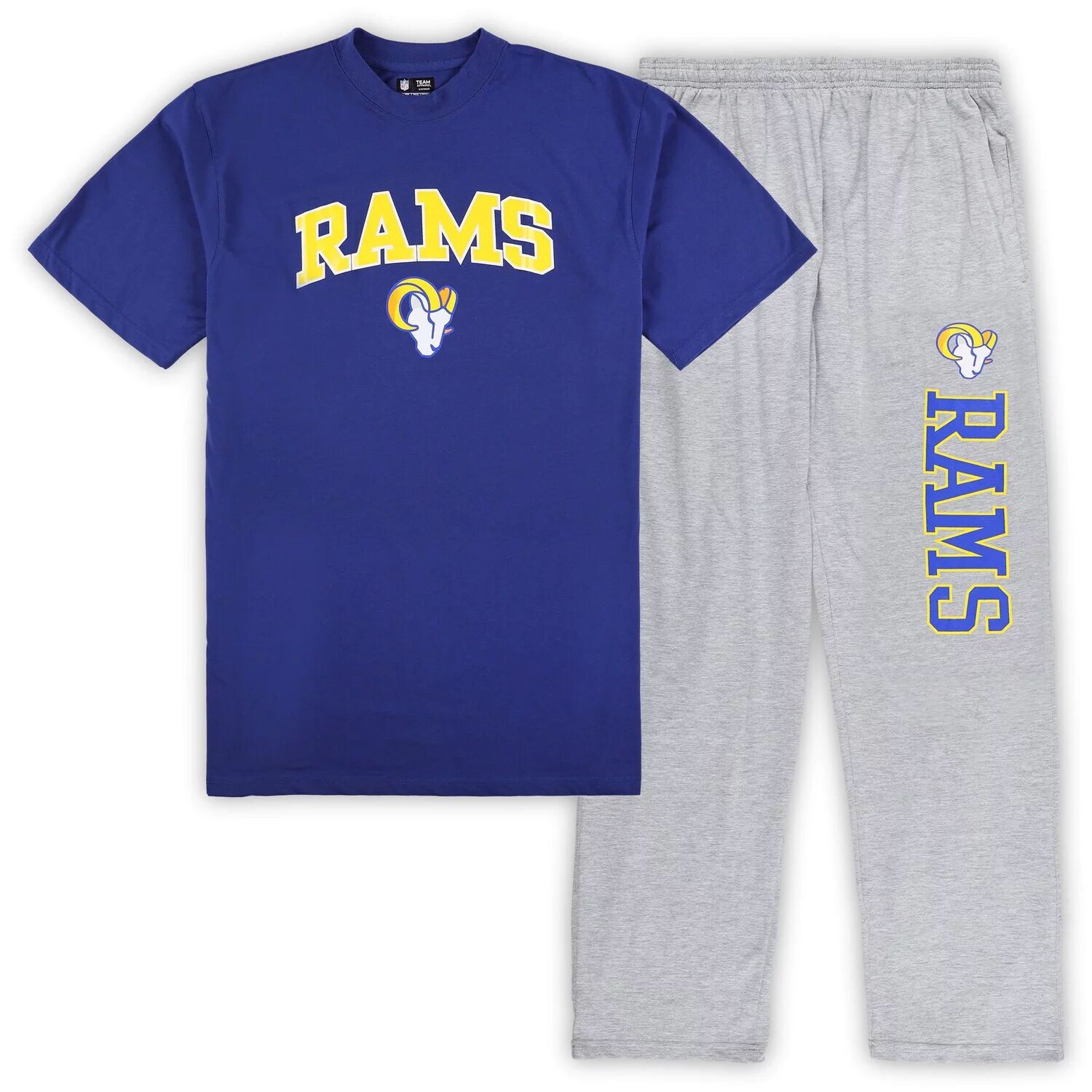 Мужской комплект для сна с футболкой и пижамными штанами Concepts Sport Royal/Heather Grey Los Angeles Rams Big & Tall
Мужской комплект для сна с футболкой и пижамными штанами Concepts Sport Royal/Heather Grey Los Angeles Rams Big & Tall