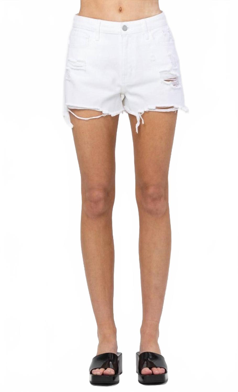 Джинсовые шорты Jackson в белом цвете Jelly Jeans 
Джинсовые шорты Jackson в белом цвете Jelly Jeans