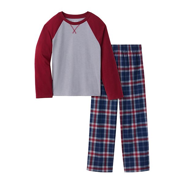Детский комплект пижамы raglan с топом и брюками open leg Cuddl Duds, Plaid
Детский комплект пижамы raglan с топом и брюками open leg Cuddl Duds, Plaid