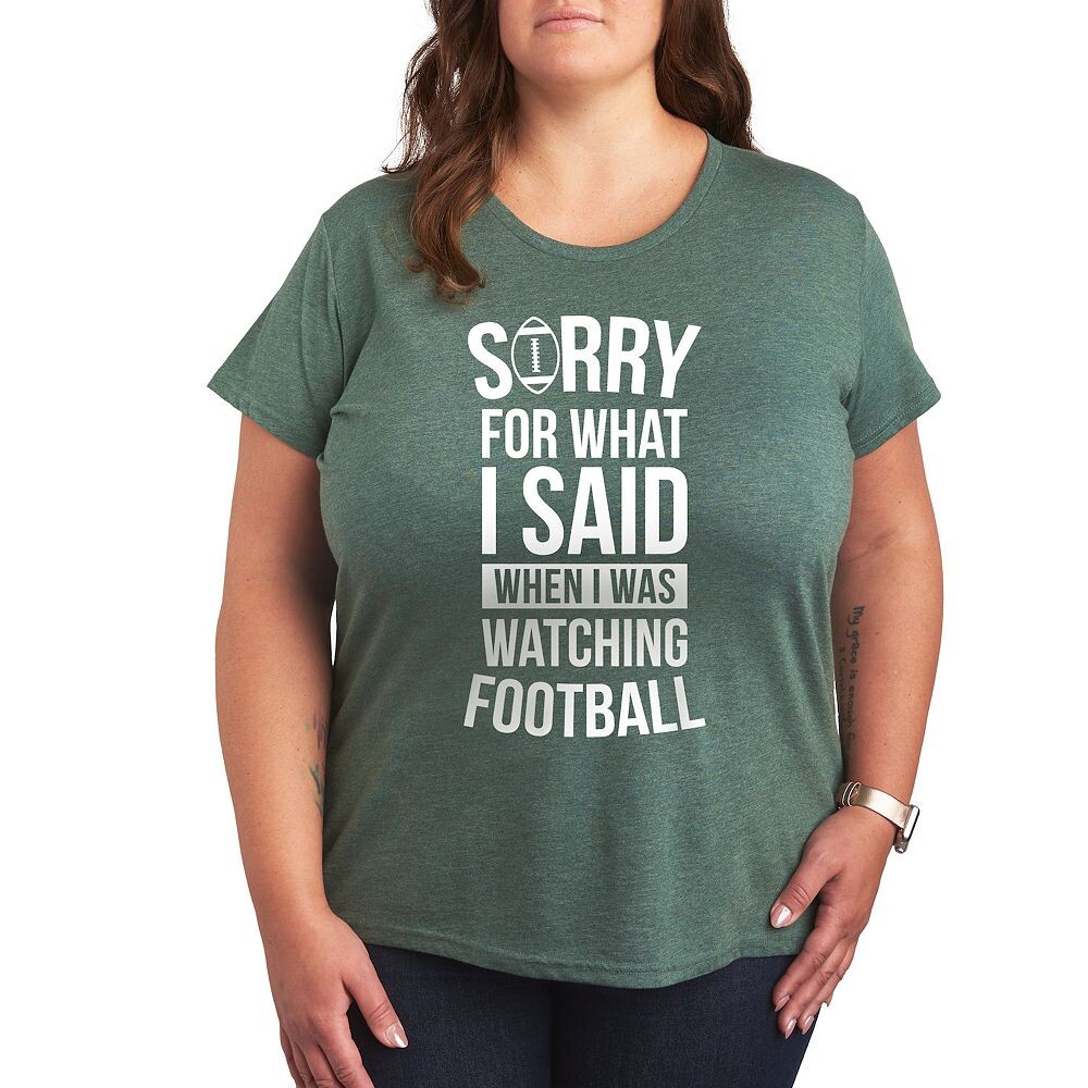 Футболка больших размеров с рисунком для просмотра футбола Licensed Character, цвет Heather Green
Футболка больших размеров с рисунком для просмотра футбола Licensed Character, цвет Heather Green