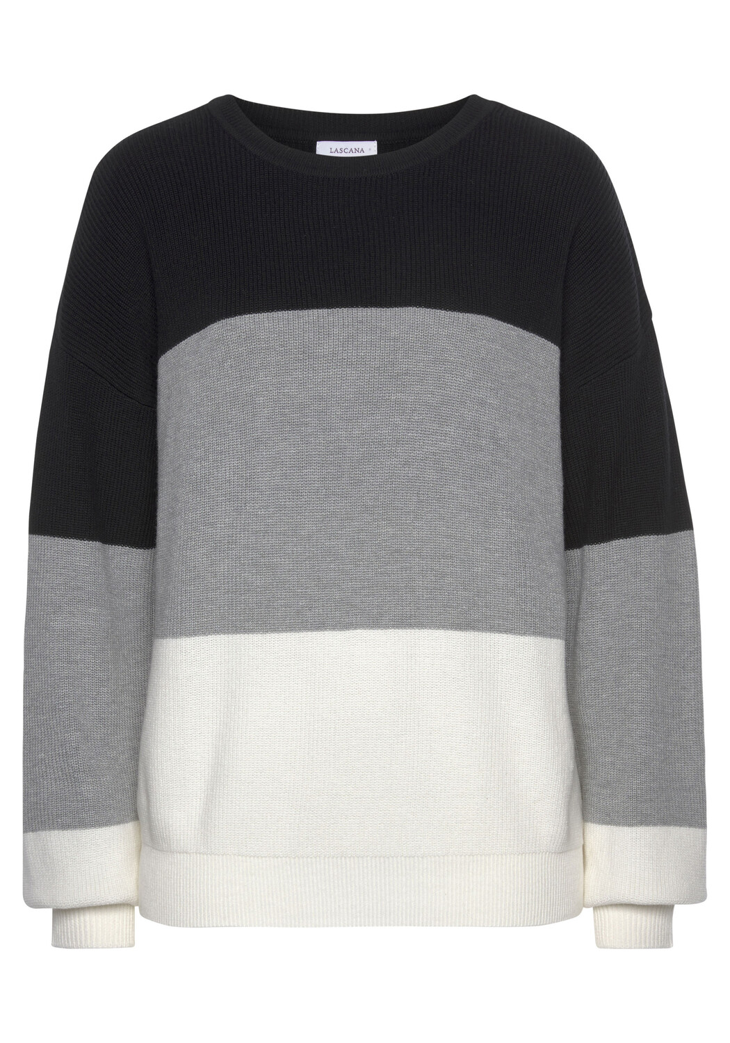 Свитер LASCANA Strick, черный
Свитер LASCANA Strick, черный