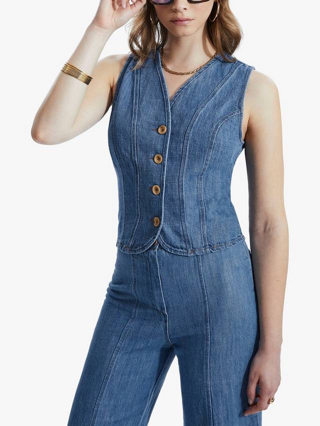 Джинсовый жилет gilet James Lakeland, цвет Denim
Джинсовый жилет gilet James Lakeland, цвет Denim