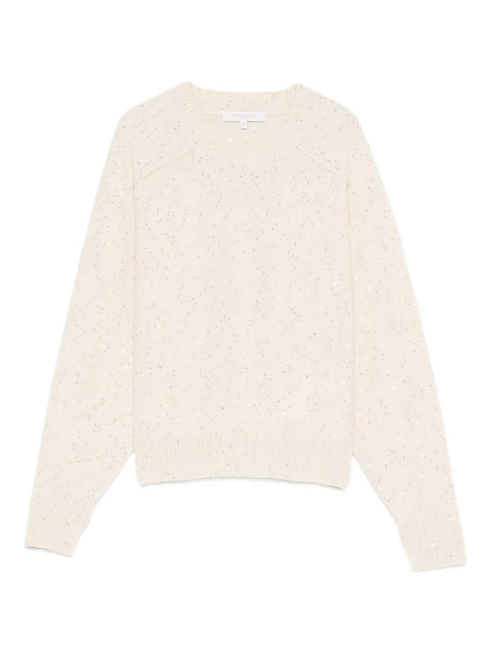 Свитер с пайетками Antonelli, нейтральный
Свитер с пайетками Antonelli, нейтральный