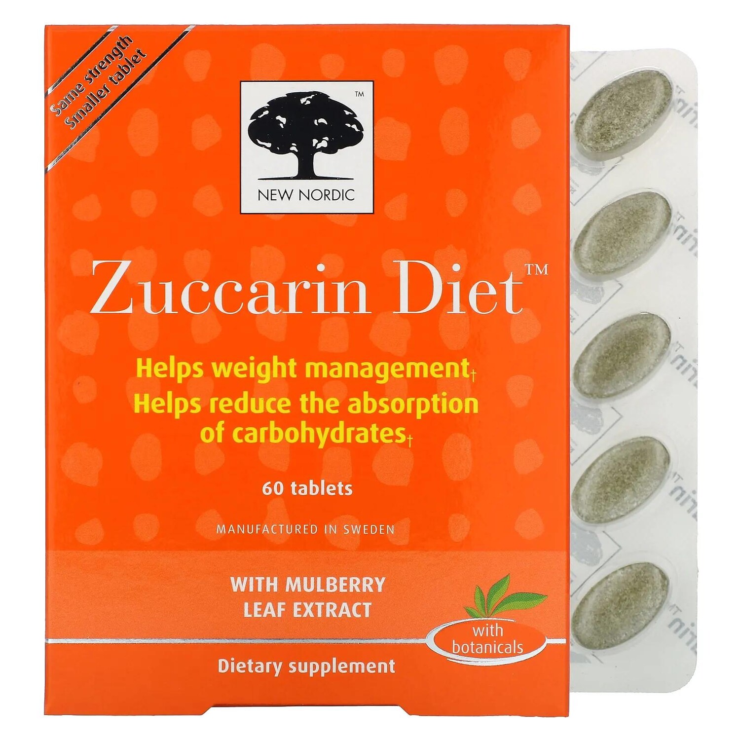 New Nordic US Inc Таблетки для похудения Zuccarin Diet 60 таблеток
New Nordic US Inc Таблетки для похудения Zuccarin Diet 60 таблеток