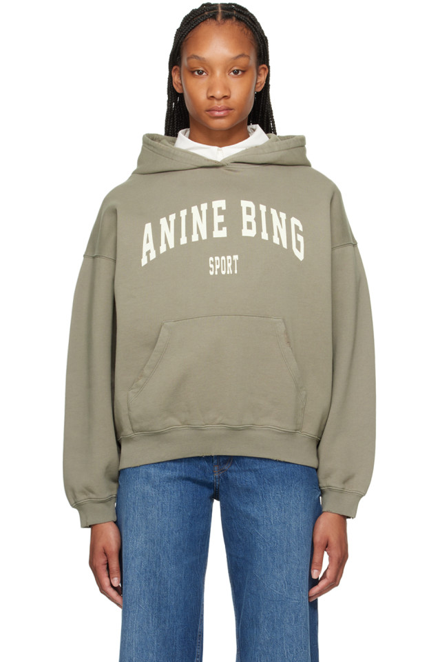 Худи Harvey Anine Bing, зеленый
Худи Harvey Anine Bing, зеленый