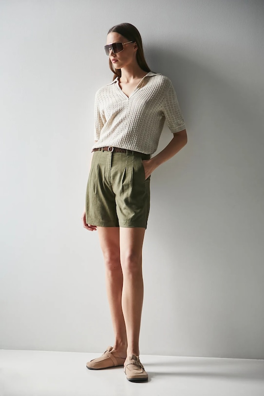 Льняные шорты Medicine, зеленый
Льняные шорты Medicine, зеленый