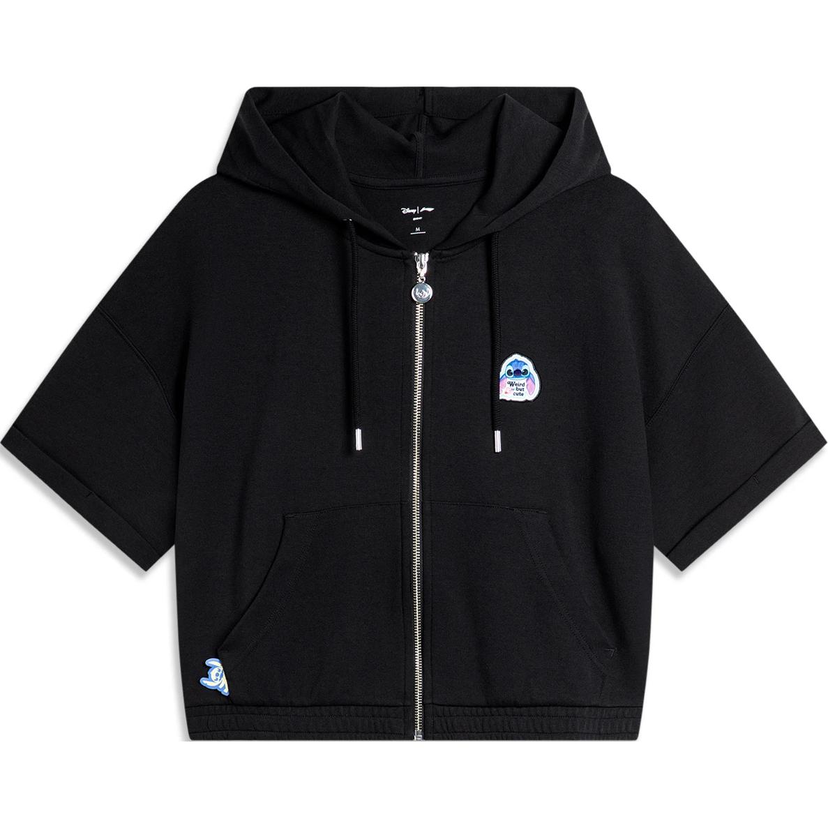 Толстовка LiNing x Disney женская черная 
Толстовка LiNing x Disney женская черная