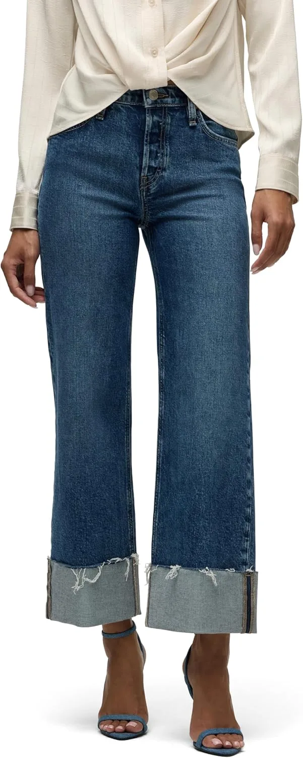 Hudson Women's Rosie джинсы с высокой посадкой и широкими штанинами
Hudson Women's Rosie джинсы с высокой посадкой и широкими штанинами