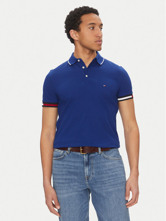 Рубашка поло облегающего кроя Flag Cuff MW0MW38458 Tommy Hilfiger, синий
Рубашка поло облегающего кроя Flag Cuff MW0MW38458 Tommy Hilfiger, синий