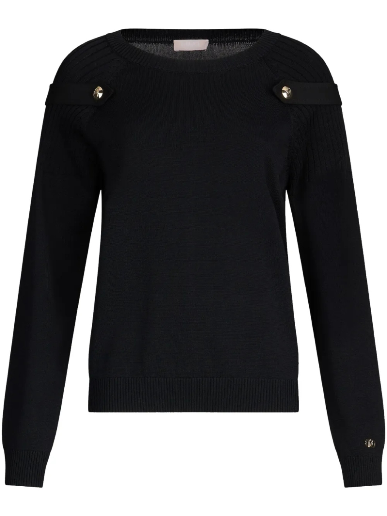 LIU JO Джемпер с пуговицами, черный 
LIU JO Джемпер с пуговицами, черный