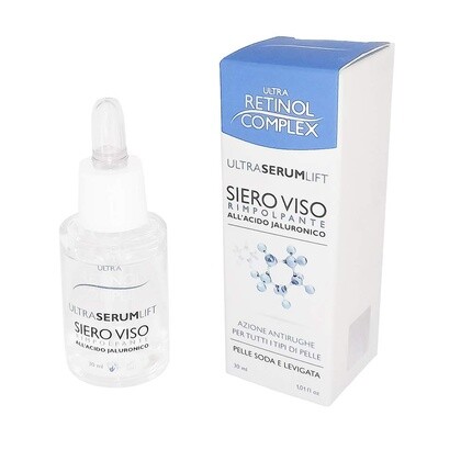 Сыворотка для лица с гиалуроновой кислотой 30 мл с комплексом ретинола Ultra Retinol Complex
Сыворотка для лица с гиалуроновой кислотой 30 мл с комплексом ретинола Ultra Retinol Complex