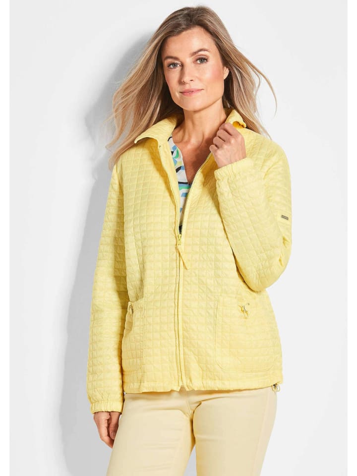 Короткий размер: куртка для активного отдыха, легкая куртка с вафельной стежкой желтого цвета. GOLDNER
Короткий размер: куртка для активного отдыха, легкая куртка с вафельной стежкой желтого цвета. GOLDNER
